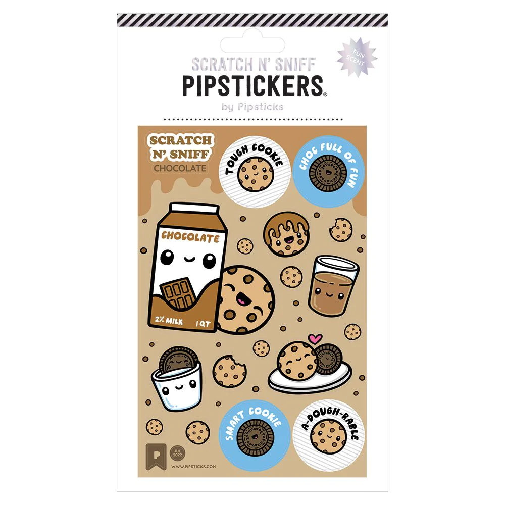 Smart Cookie Scratch N Sniff Sticker Sheet by Pipsticks