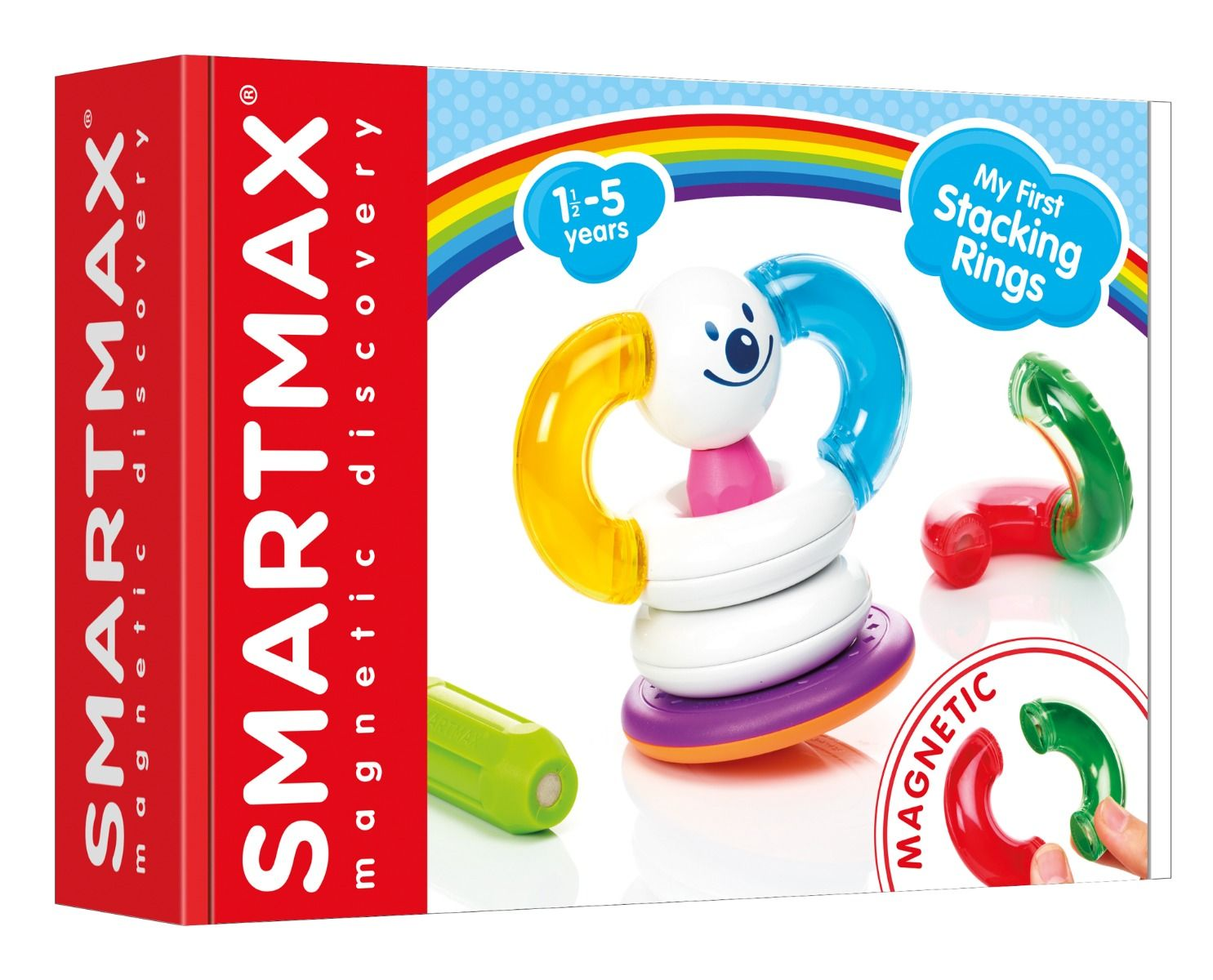 SmartMax My First Stacking Rings-by-Smart Toys & Games