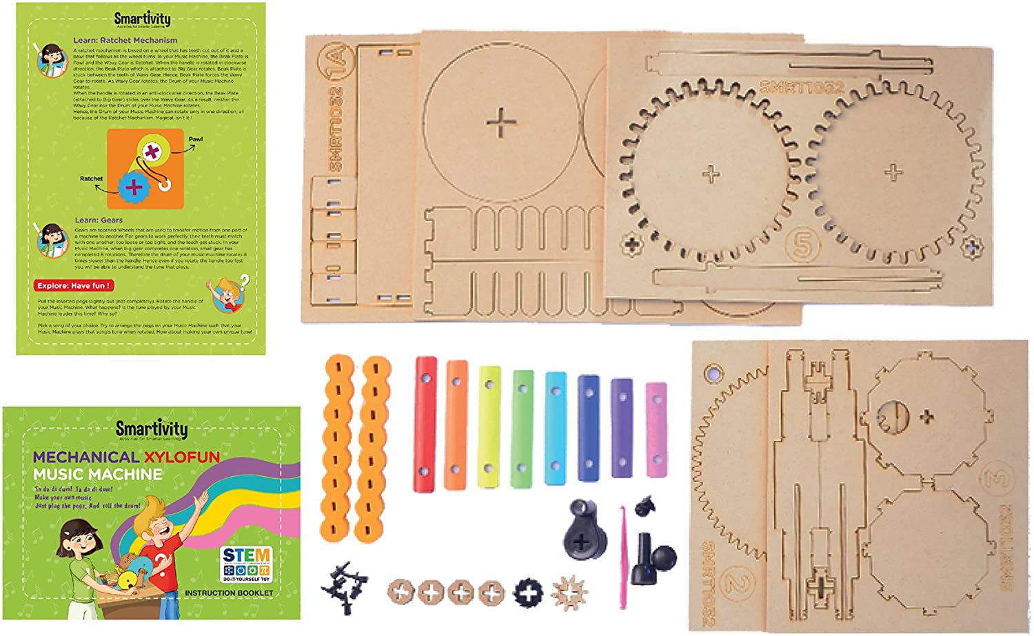 Smartivity Mechanical Xylofun Music Machine by Elenco 1