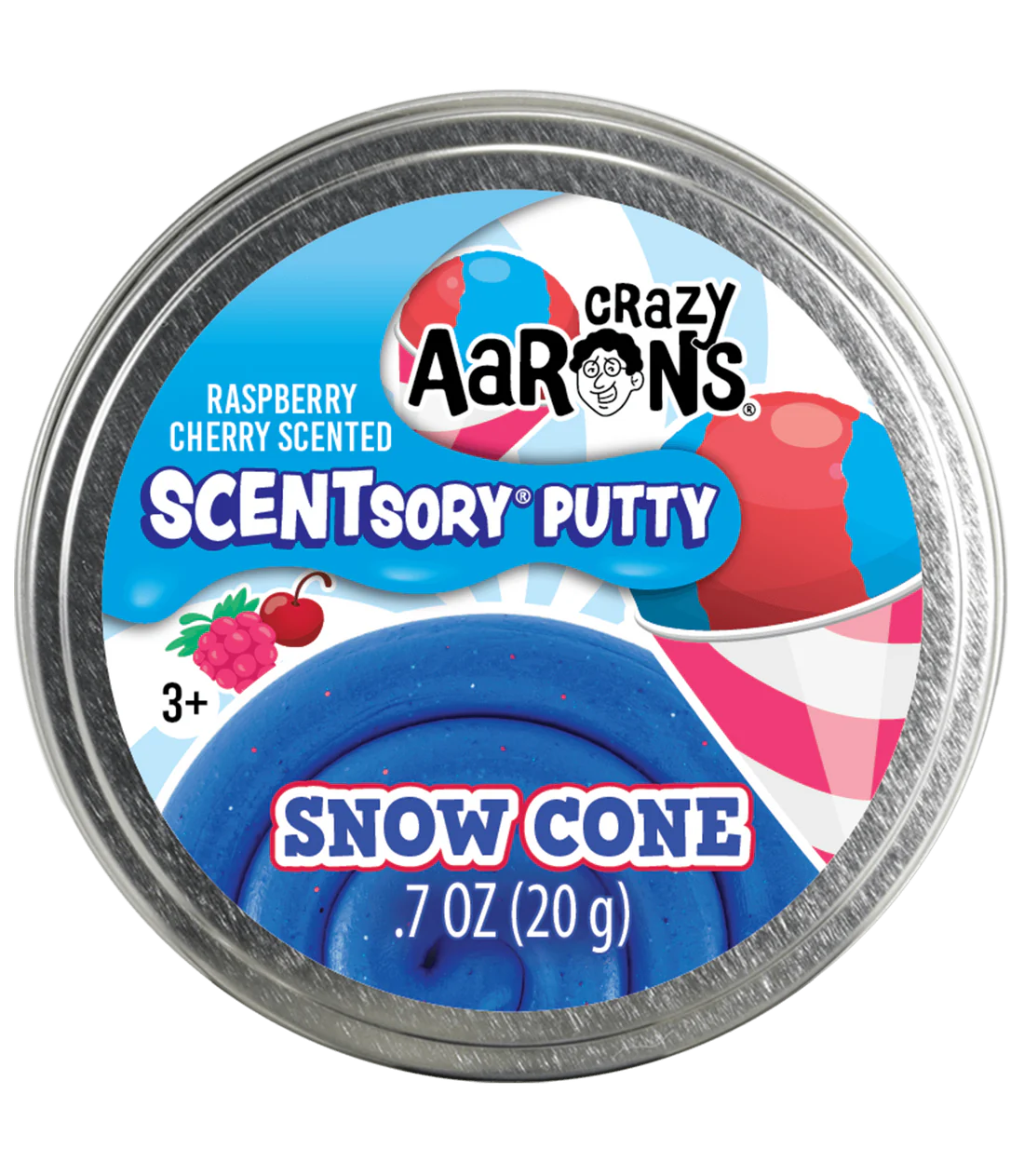 Snow Cone Scentsory Thinking Putty-by-Crazy Aaron's Putty World