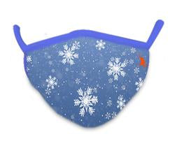 Snowflakes Wild Smiles Childs Face Mask by Wild Republic