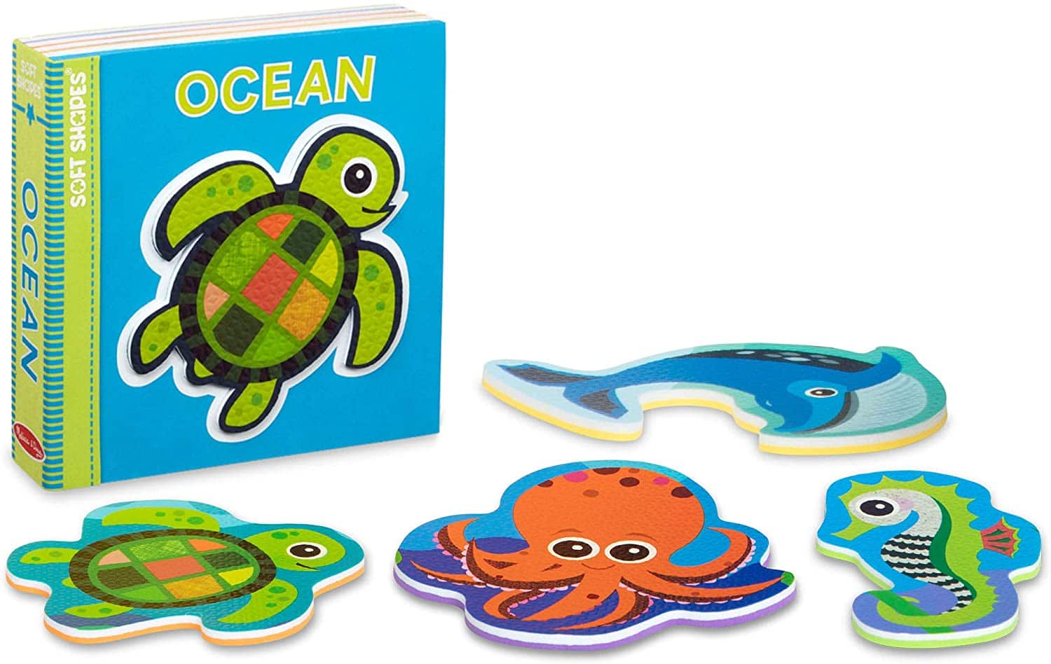 Soft Shapes Ocean Book by Melissa Doug 3