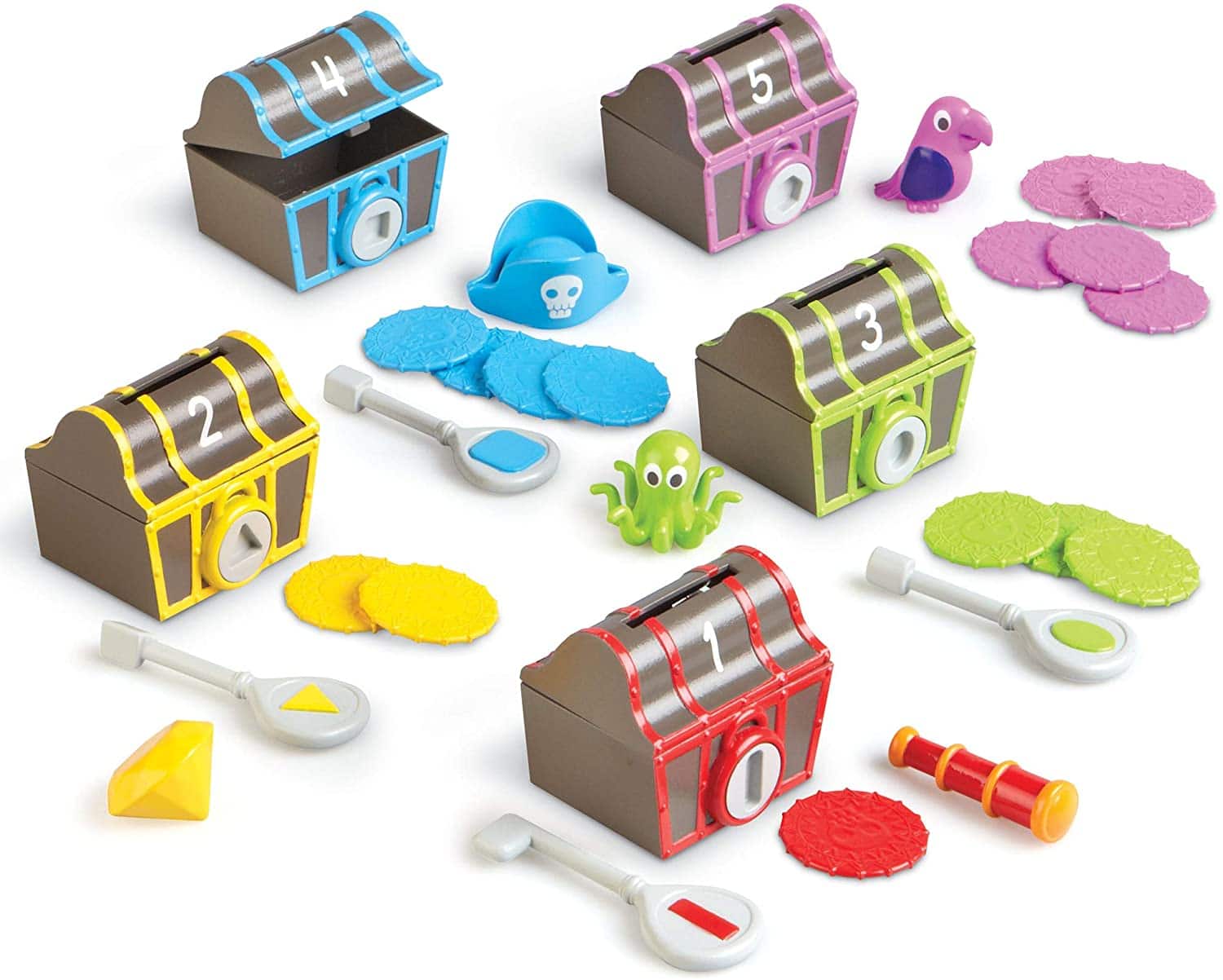 Sorting Surprise Pirate Treasure by Learning Resources