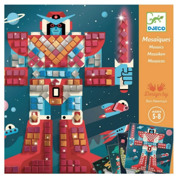 Space Battle Sticker Mosaics by Djeco