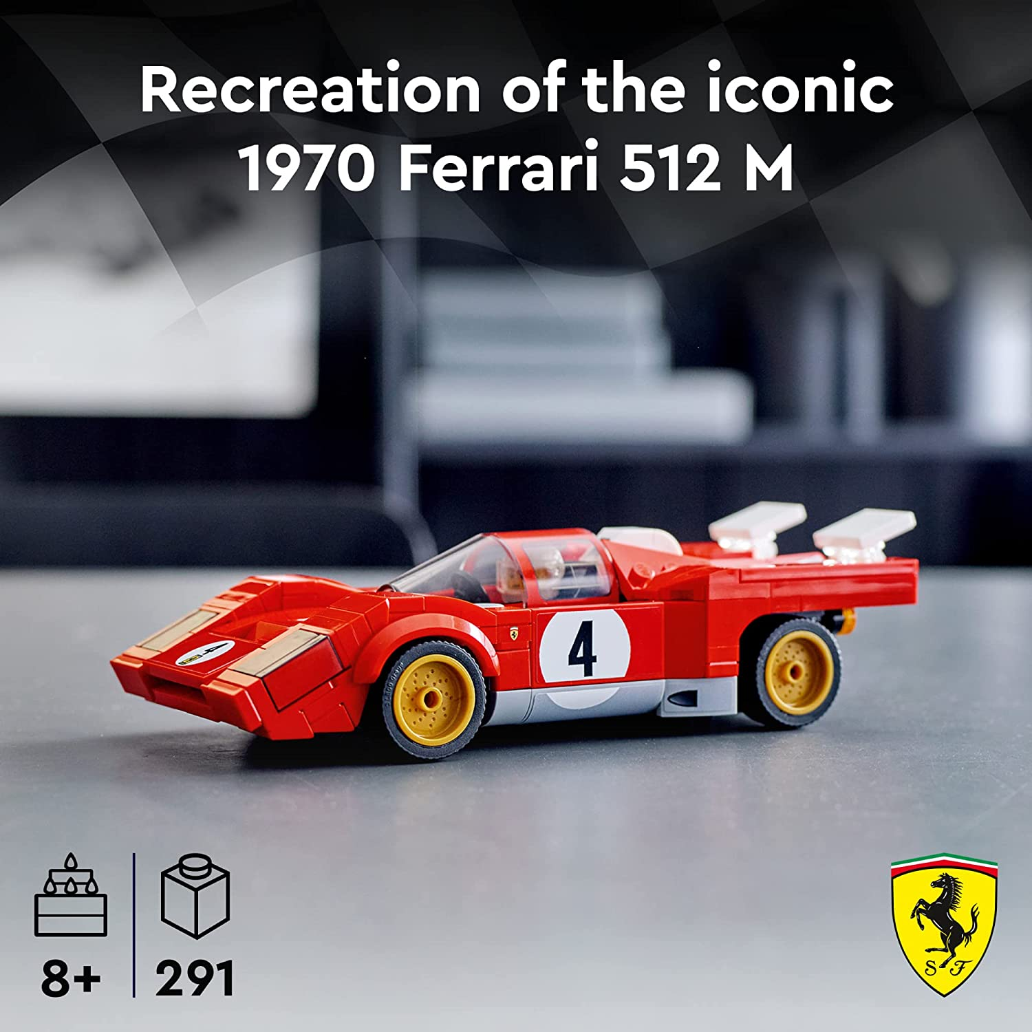 Speed Champions 1970 Ferrari 512 M by Lego 1