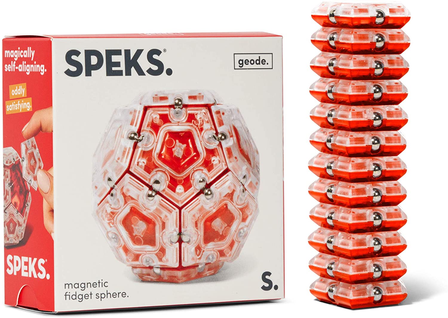 Speks Geode Magnetic Fidget Sphere by Speks