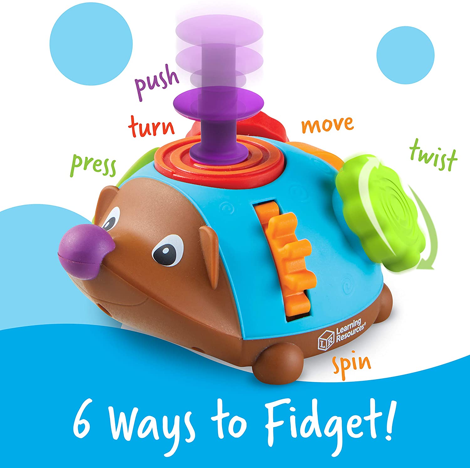 Spike the Fine Motor Hedgehog Fidget Friend by Learning Resources 1
