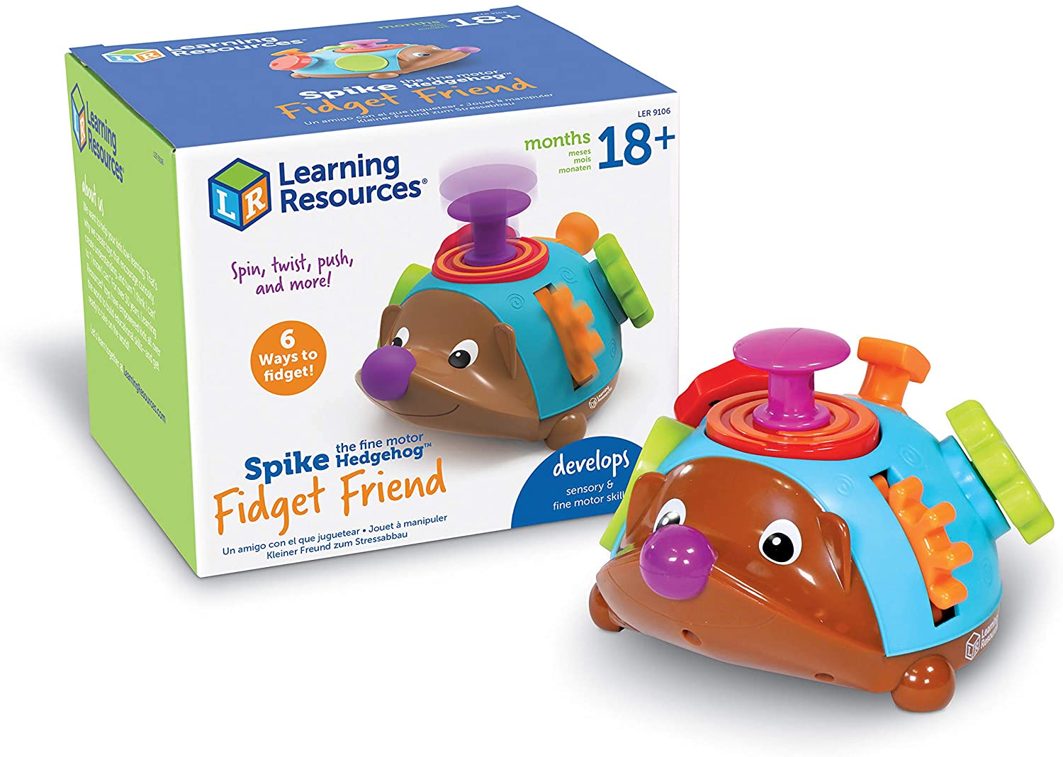 Spike the Fine Motor Hedgehog Fidget Friend by Learning Resources