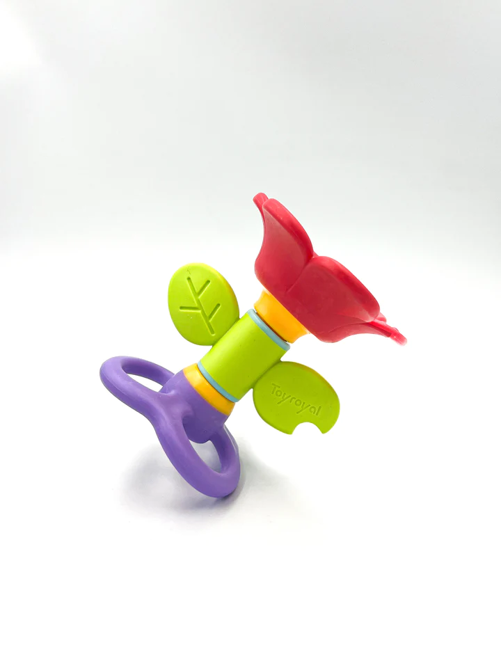 Spinning Flower Rattle-by-Toy Lab