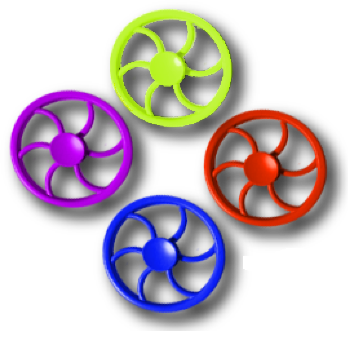 Spoke Metal Hand Spinner by Leading Edge