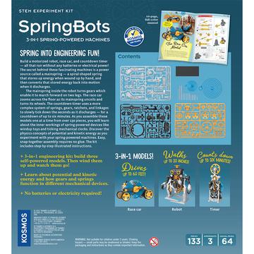 SpringBots 3 in 1 Spring Powered Machines by Thames Kosmos 1