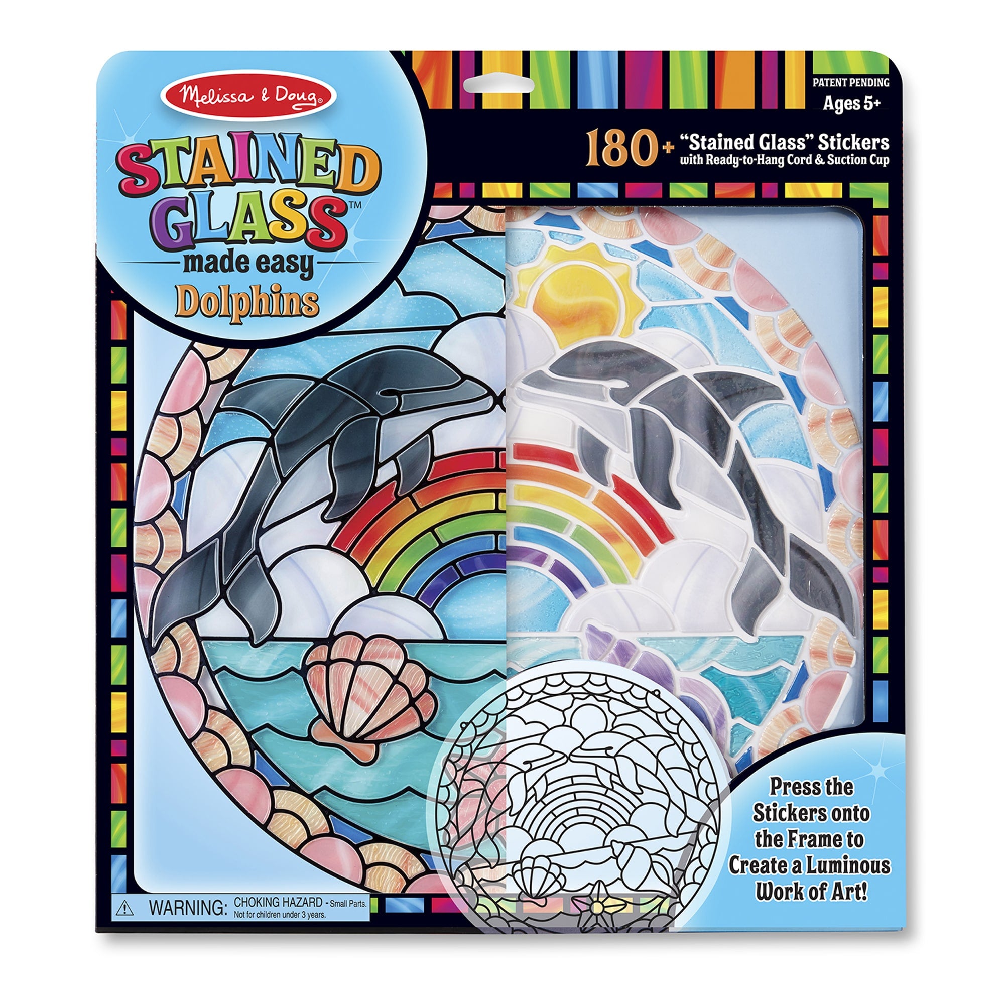 Stained Glass Made Easy Dolphins by Melissa Doug