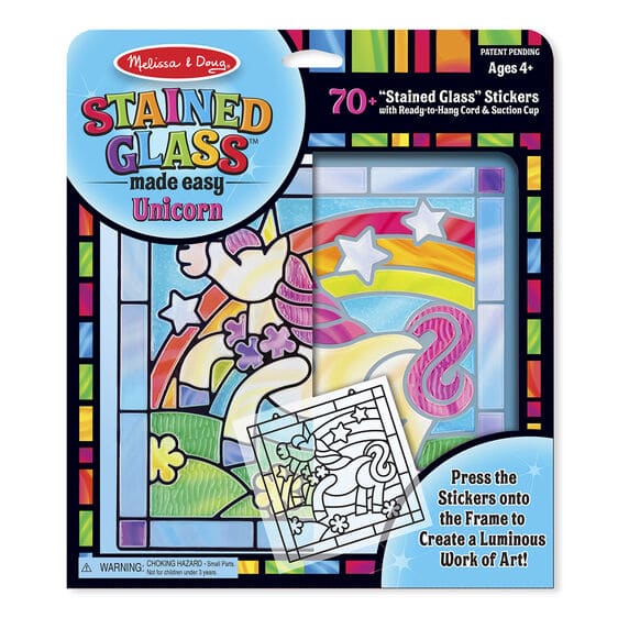 Stained Glass Made Easy Unicorn by Melissa Doug