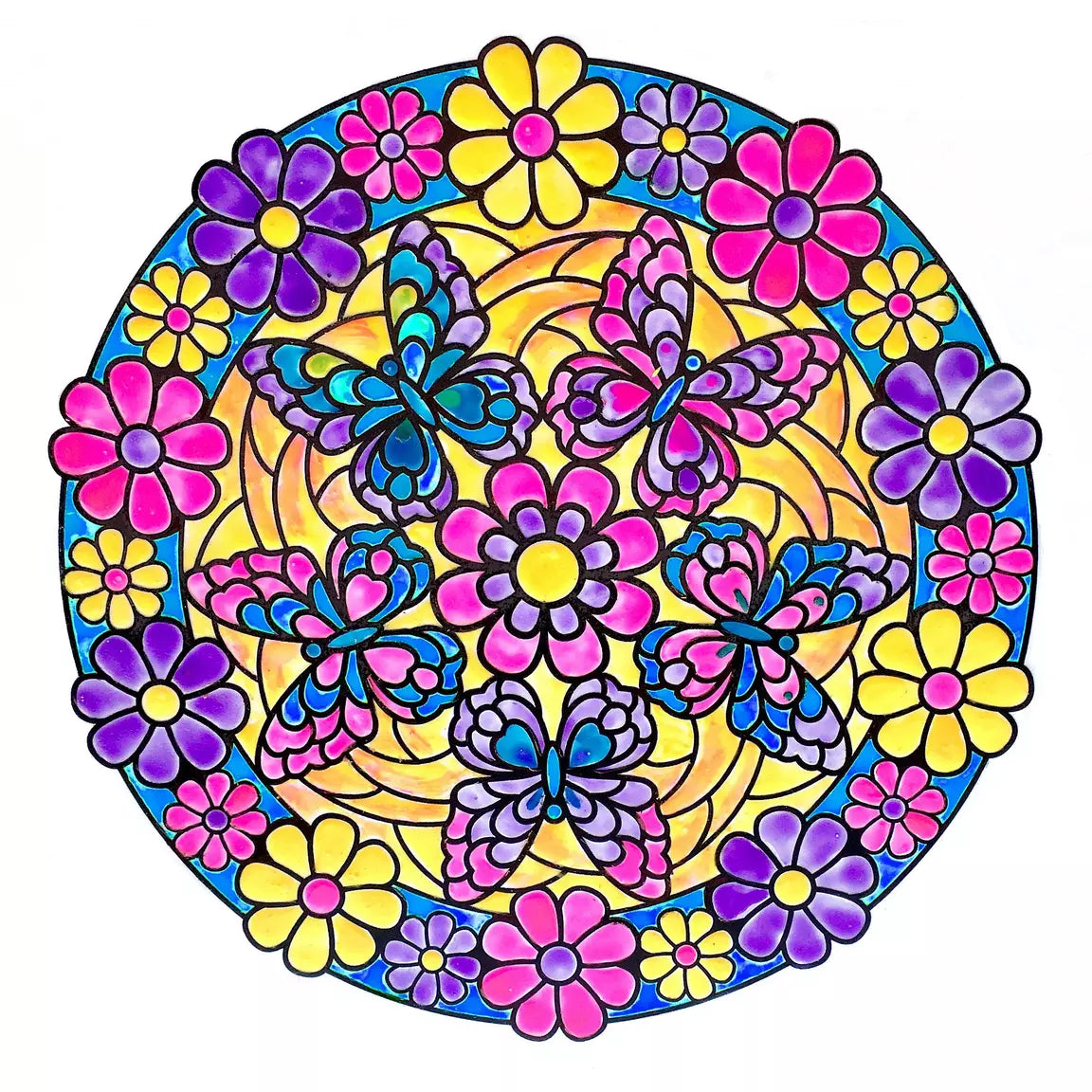 Stained Glass Natures Wonders Window Clings by Zorbitz 1