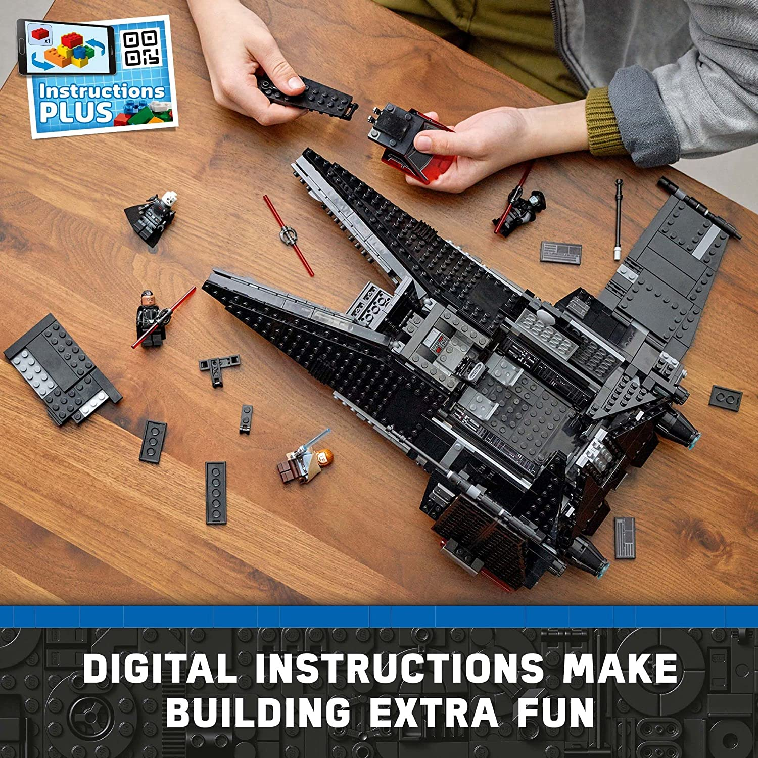 Star Wars OBI Wan Kenobi Inquisitor Transport Scythe by Lego 4