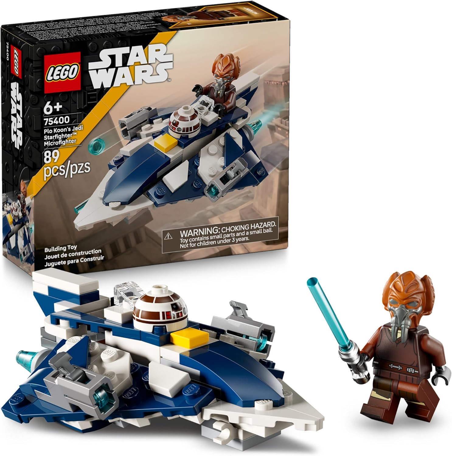 Star Wars Plo Koon’s Jedi Starfighter Microfighte-by-Lego
