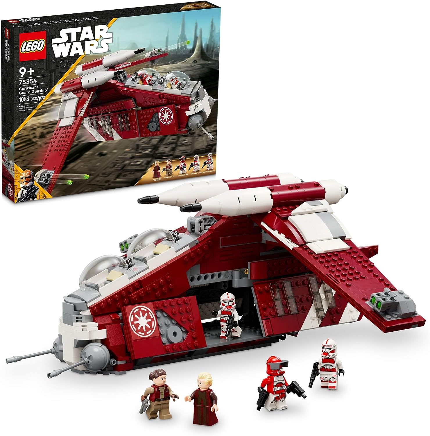 Star Wars: The Clone Wars Coruscant Guard Gunship-by-Lego