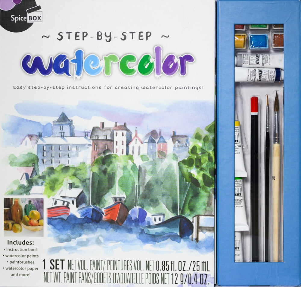 Step by Step Watercolor by SpiceBox