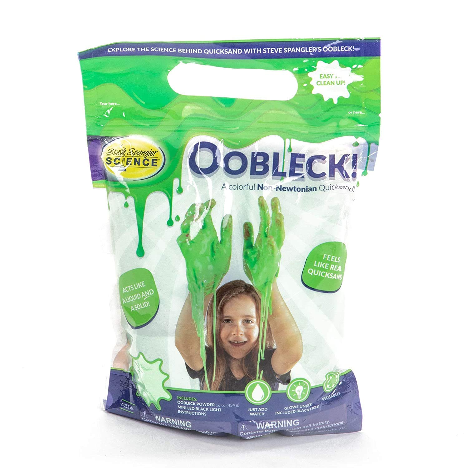 Steve Spangler Science Oobleck Mix Green by Steve Spangler Science