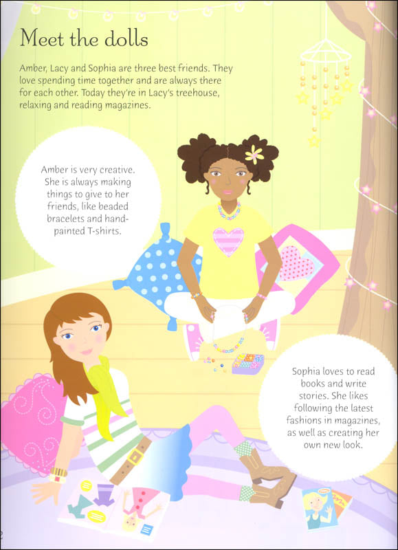 Sticker Dolly Dressing Best Friends by Usborne 1