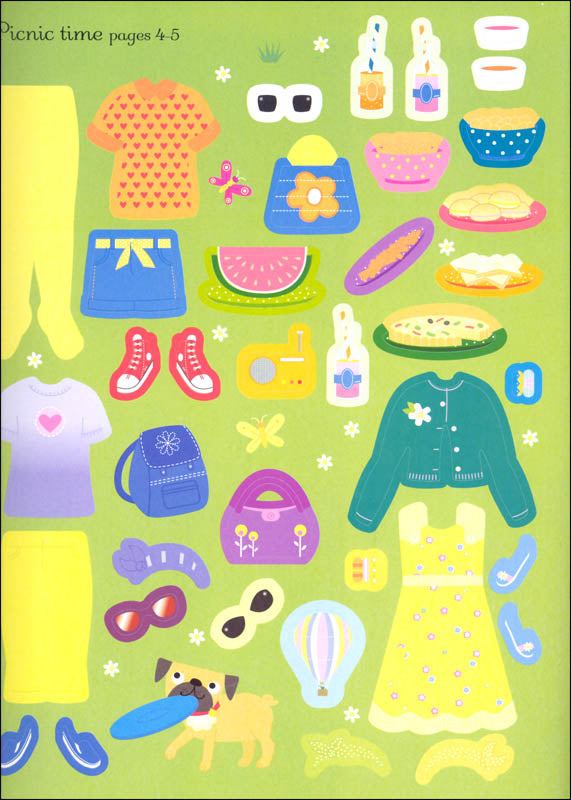 Sticker Dolly Dressing Best Friends by Usborne 2