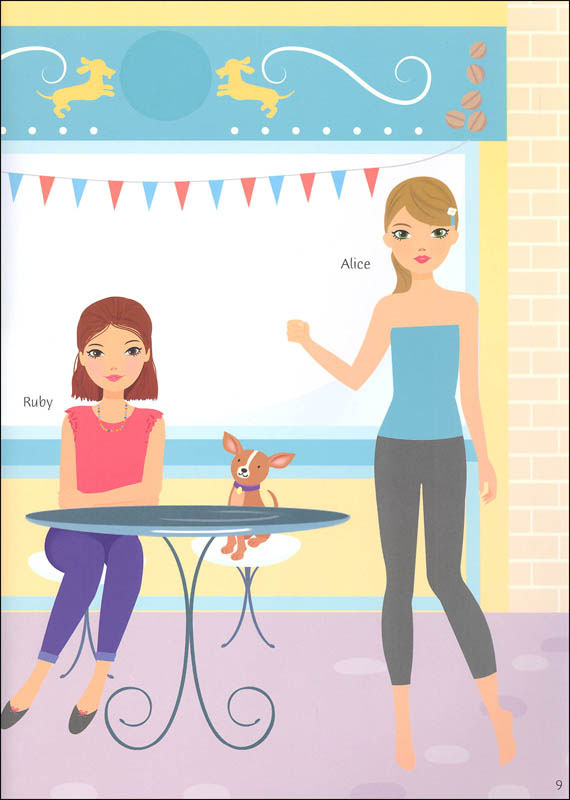 Sticker Dolly Dressing Dogs Puppies by Usborne 3