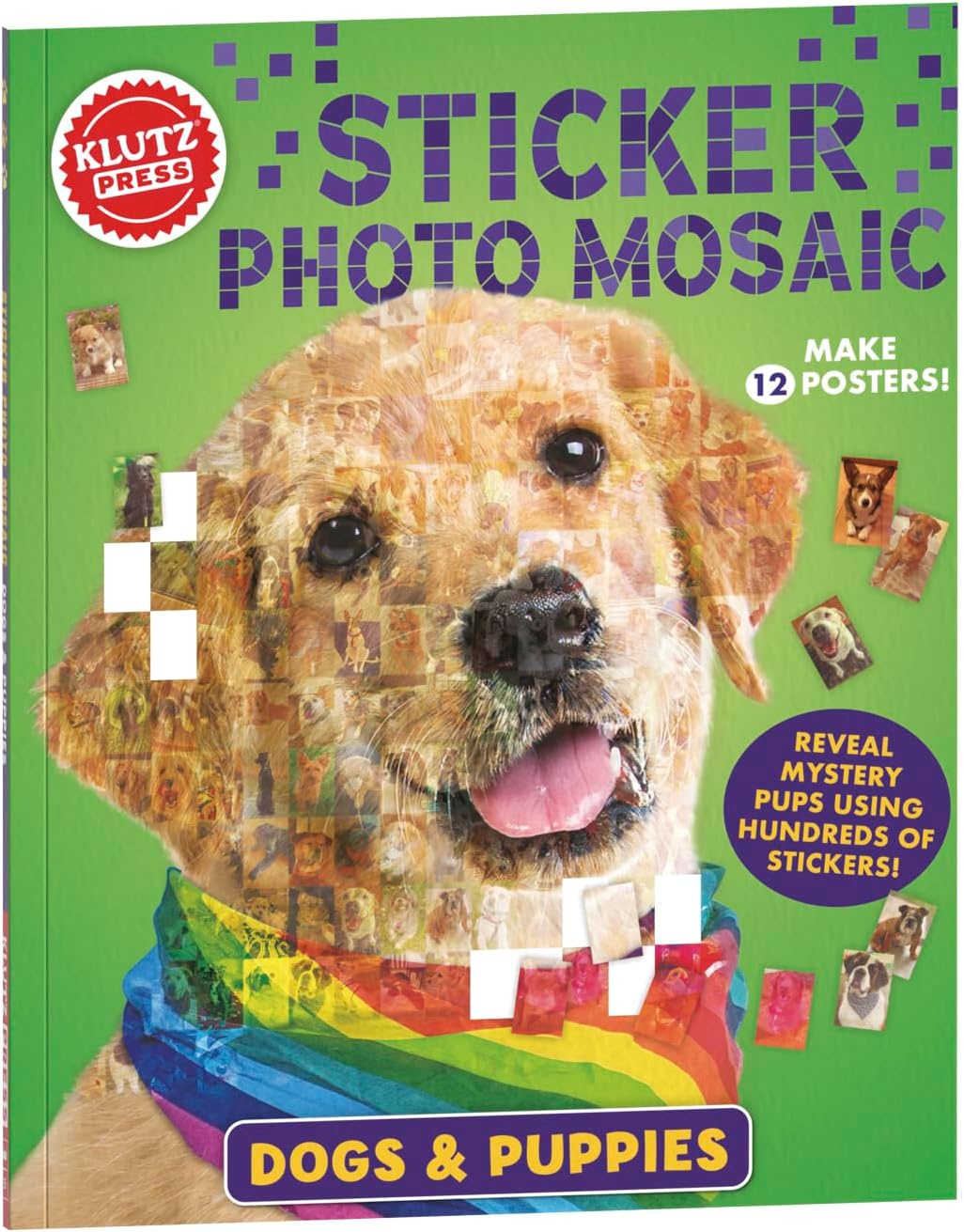 Sticker Photo Mosaic: Dogs & Puppies-by-Klutz