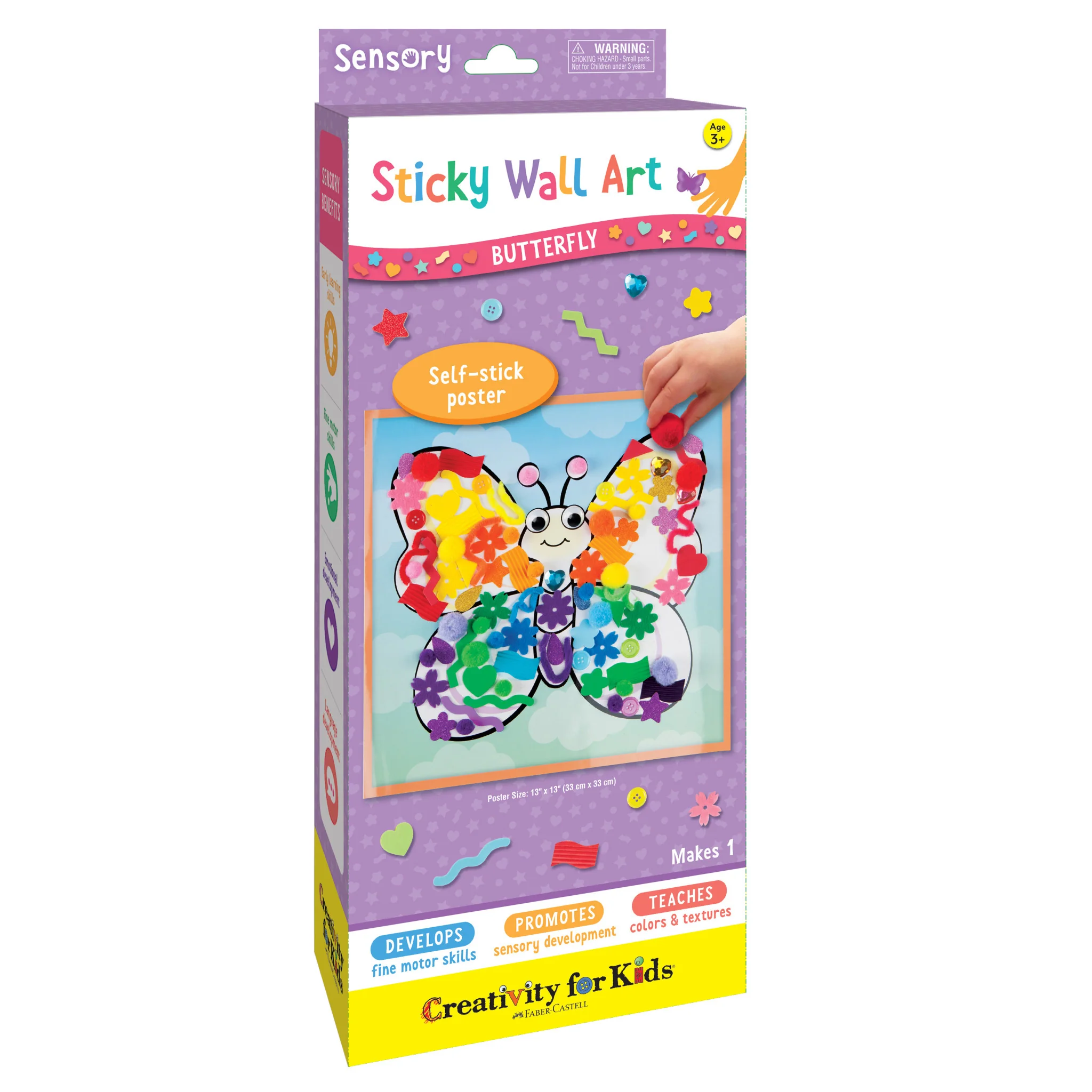Sticky Wall Art - Butterfly-by-Creativity for Kids