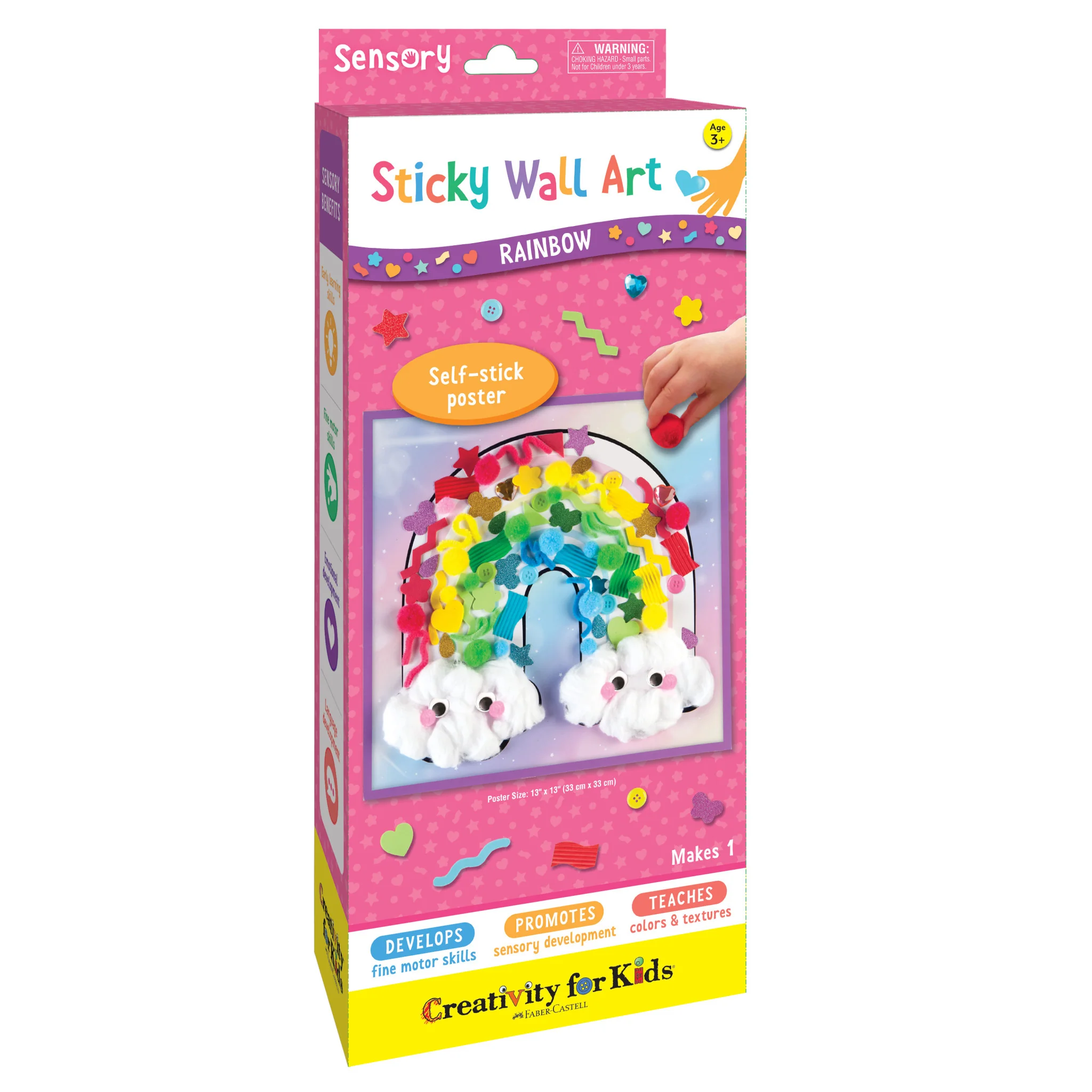 Sticky Wall Art - Rainbow-by-Creativity for Kids