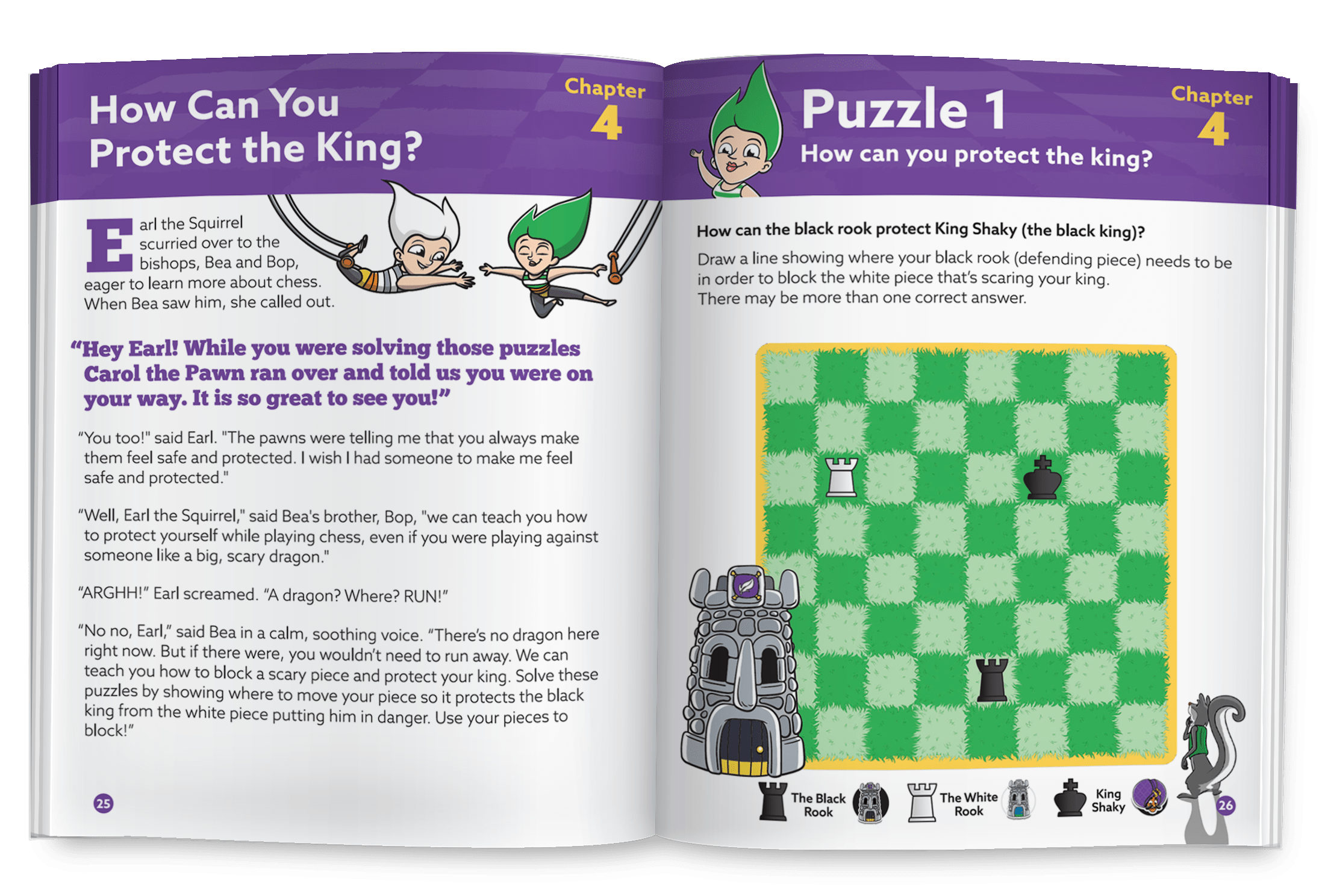 Story Time Chess My Puzzle Workbook 1 by Thinking Cup Learning 1