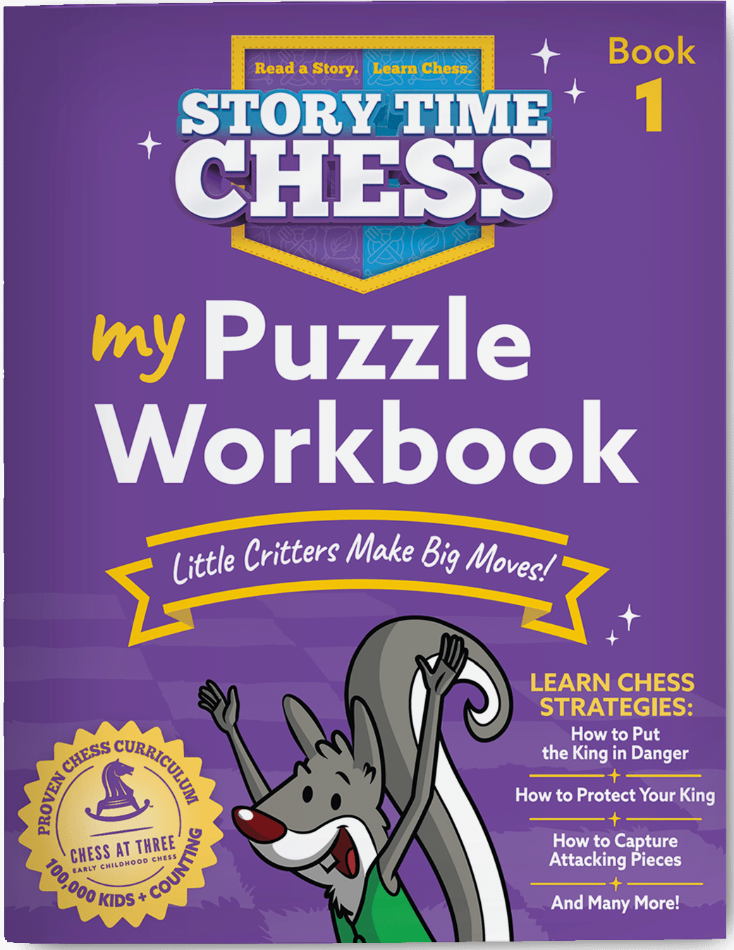 Story Time Chess My Puzzle Workbook 1 by Thinking Cup Learning