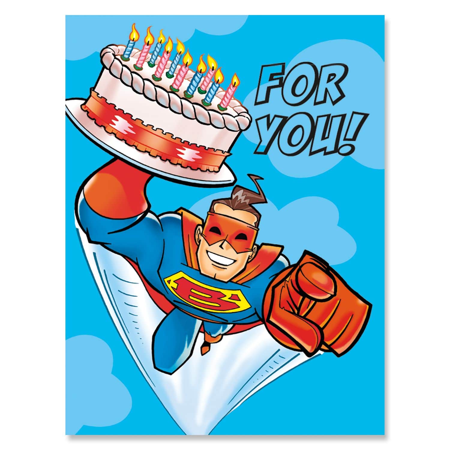 Super Hero Birthday Enclosure Card by Peaceable Kingdom