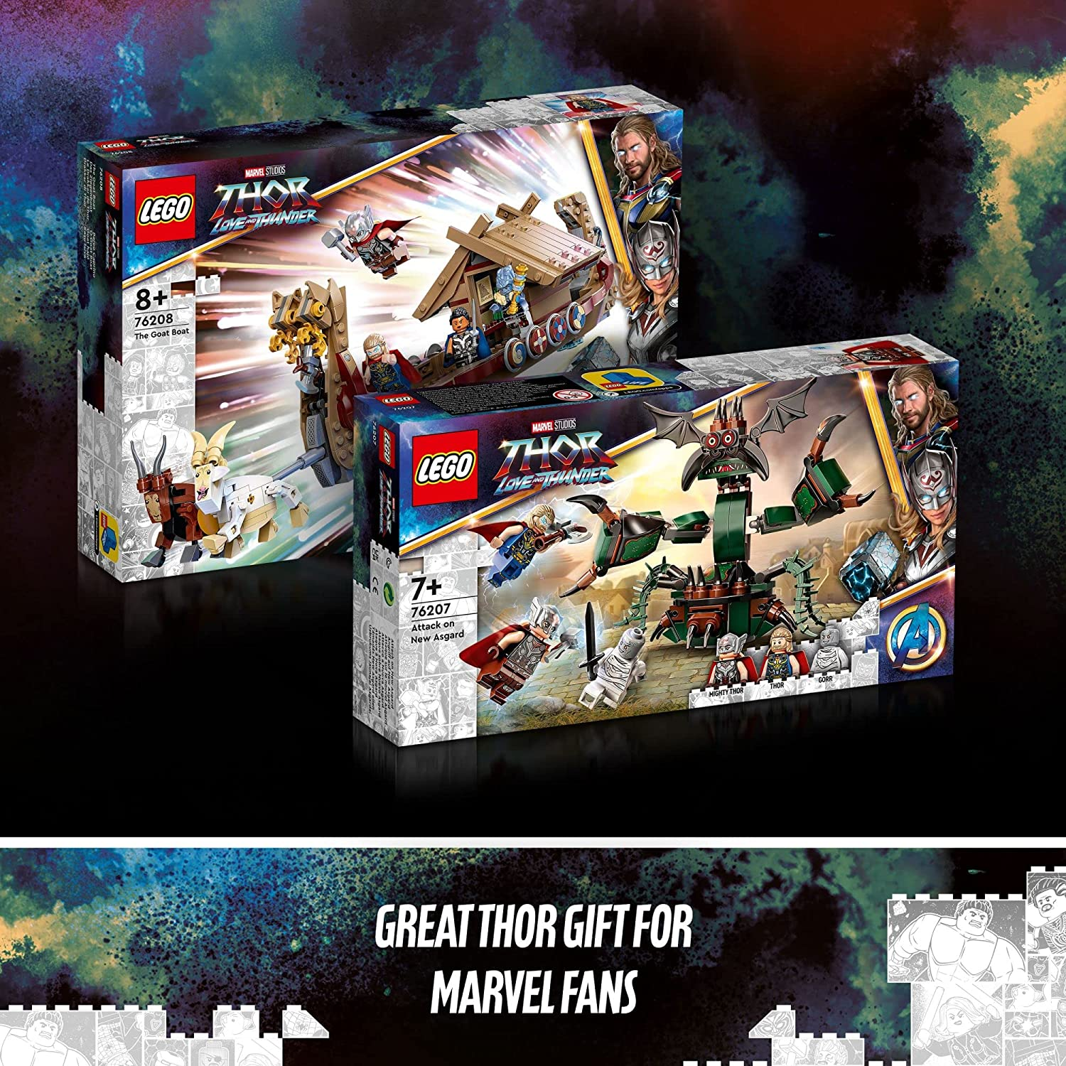 Super Heroes Marvel Attack on New Asgard by Lego 5