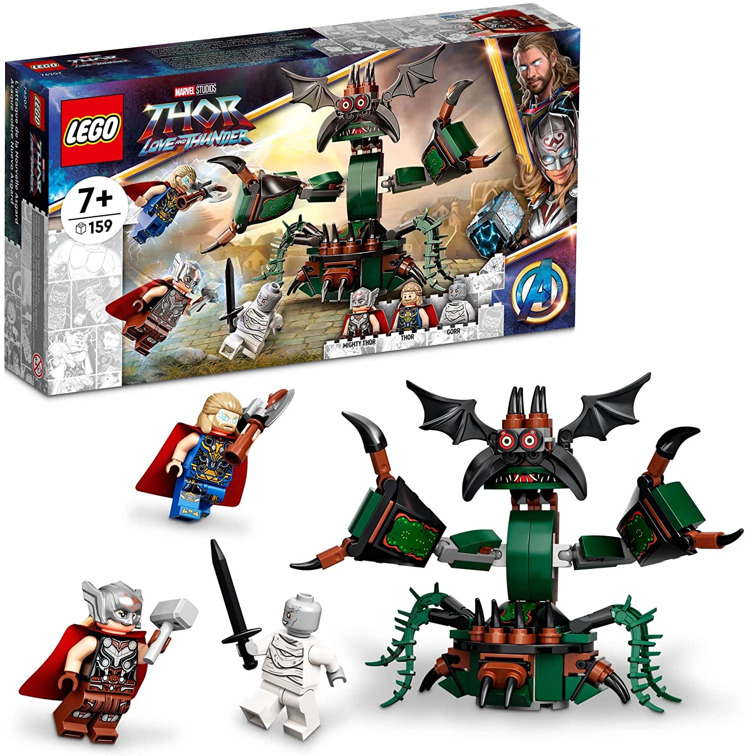 Super Heroes Marvel Attack on New Asgard by Lego