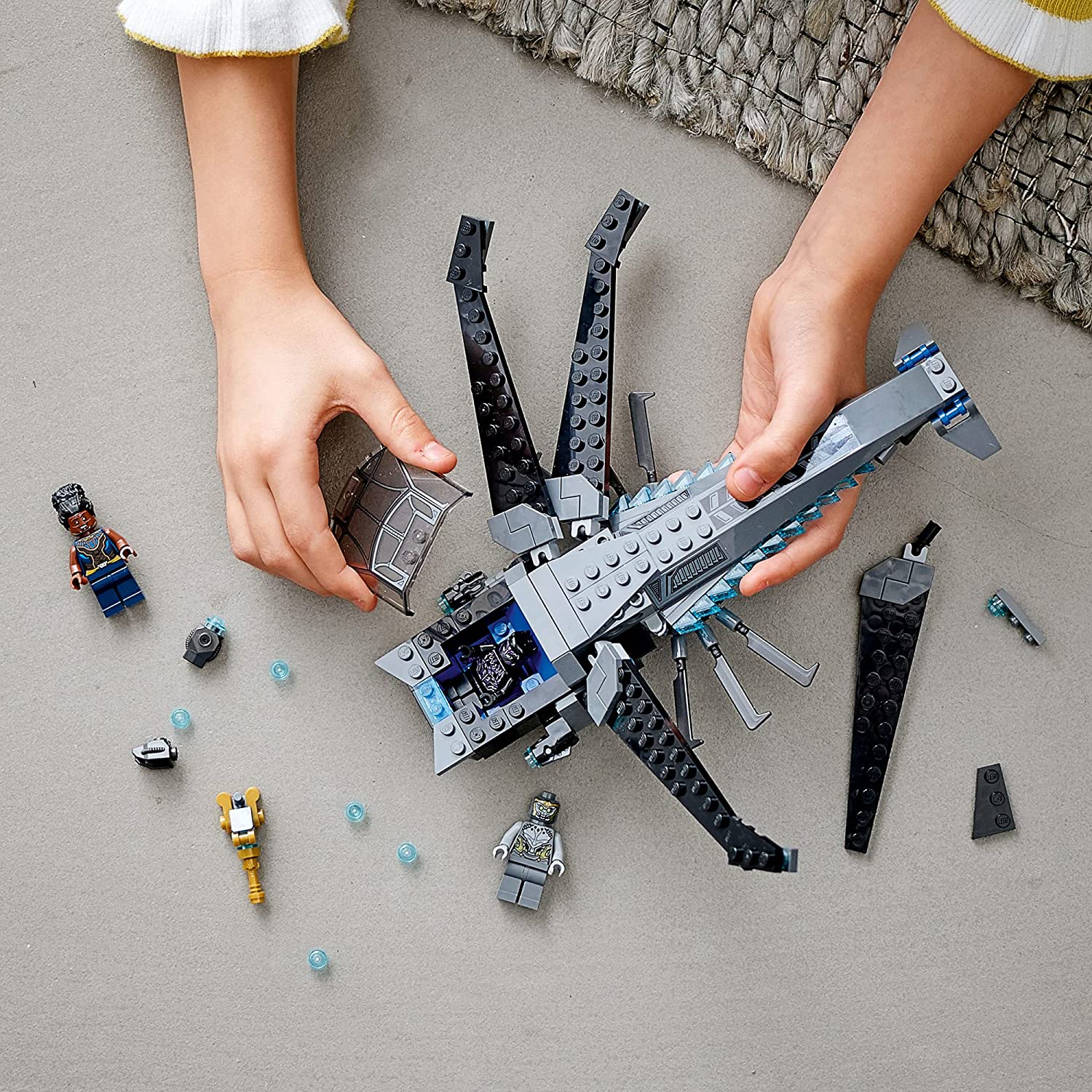 Super Heroes Marvel Black Panther Dragon Flyer by Lego 3