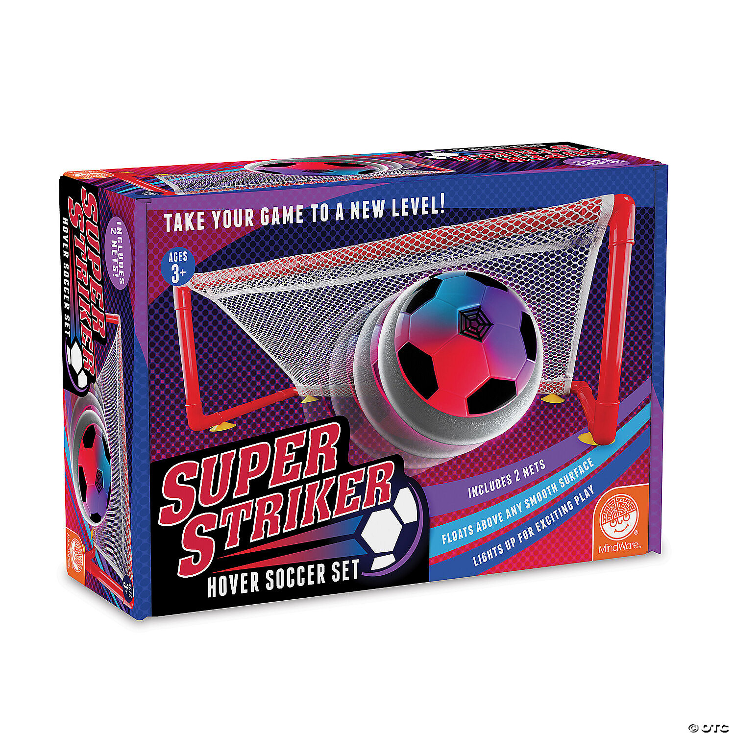 Super Striker Hover Soccer Ball Set-by-Mindware
