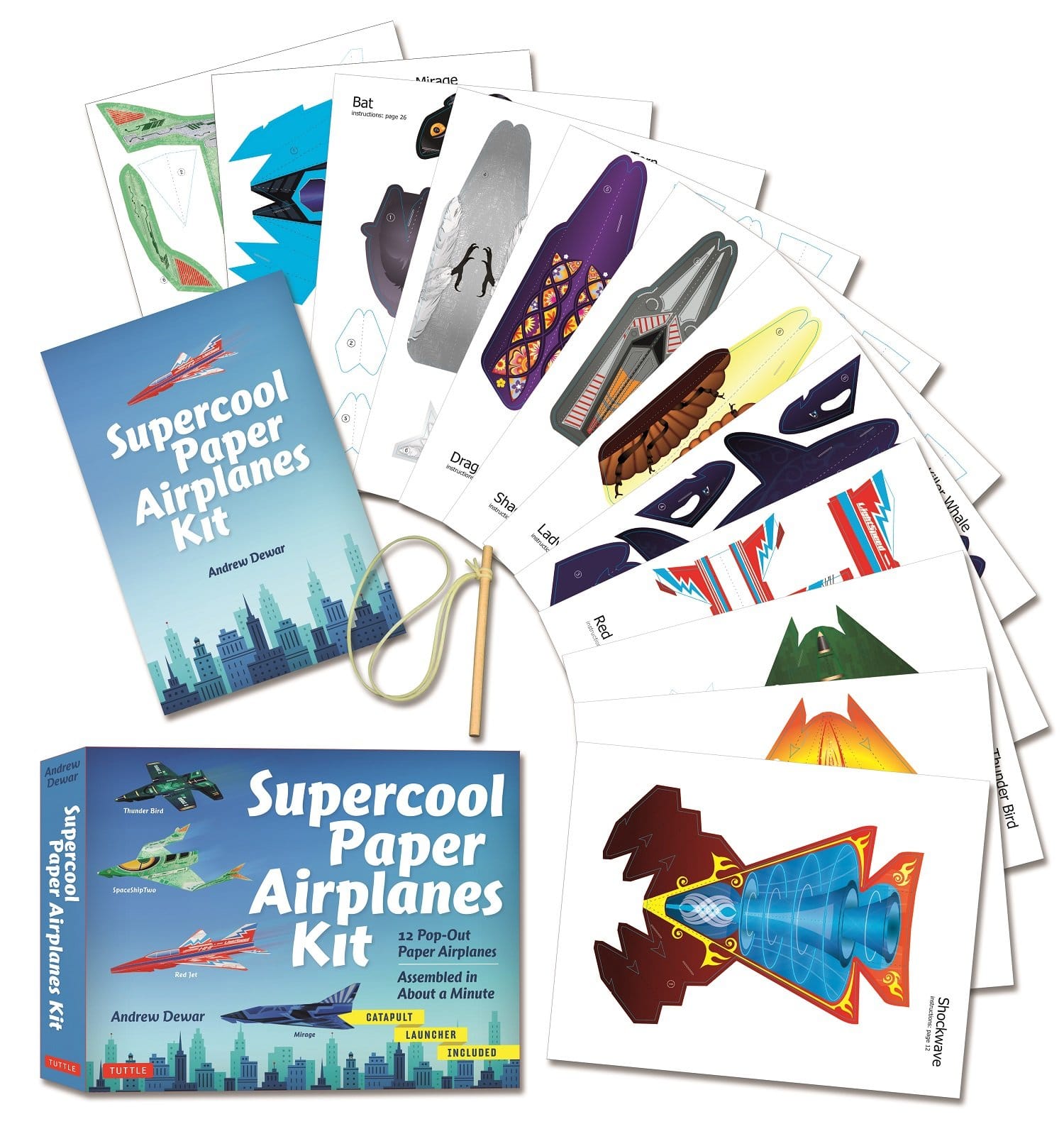 Supercool Paper Airplanes Kit by Tuttle 5