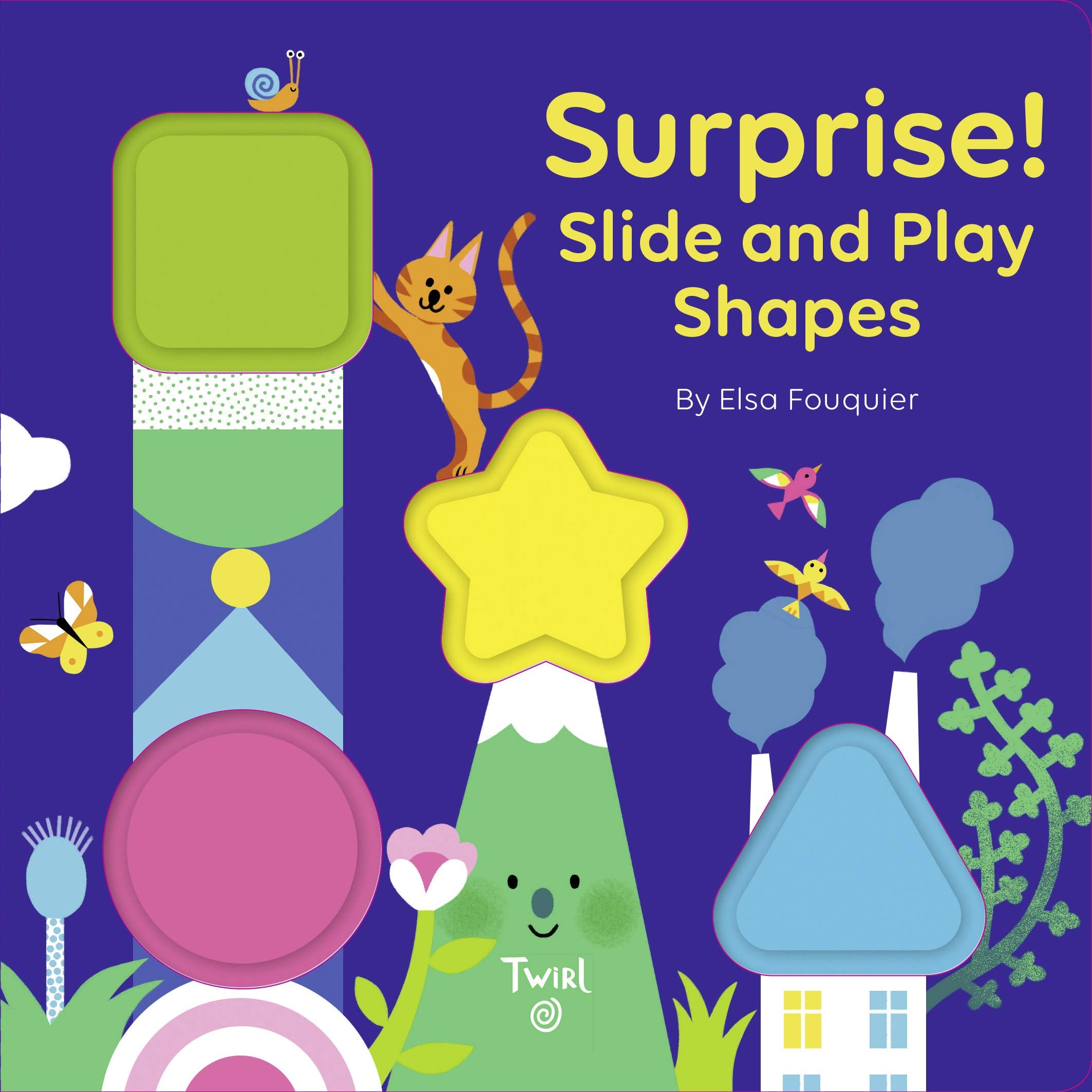 Surprise Slide and Play Shapes Board Book by Chronicle Books