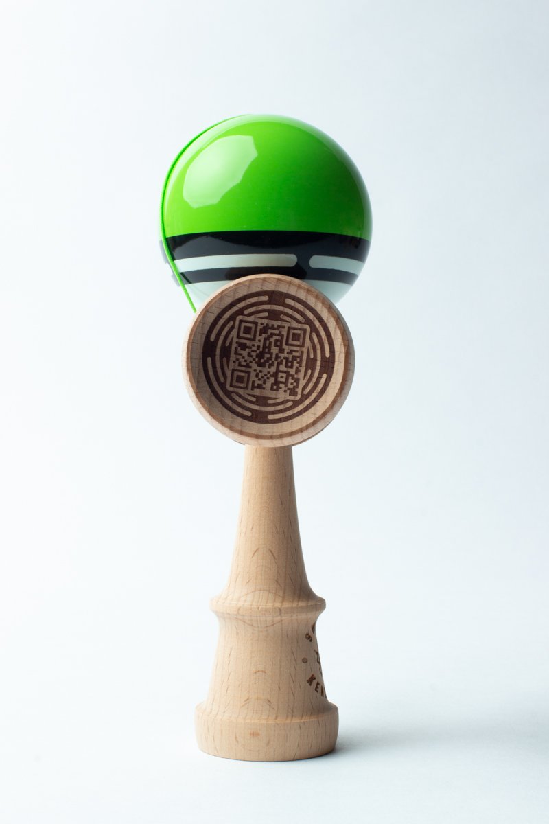 Sweets Boost Radar Kendama Green by Sweets Kendamas 2