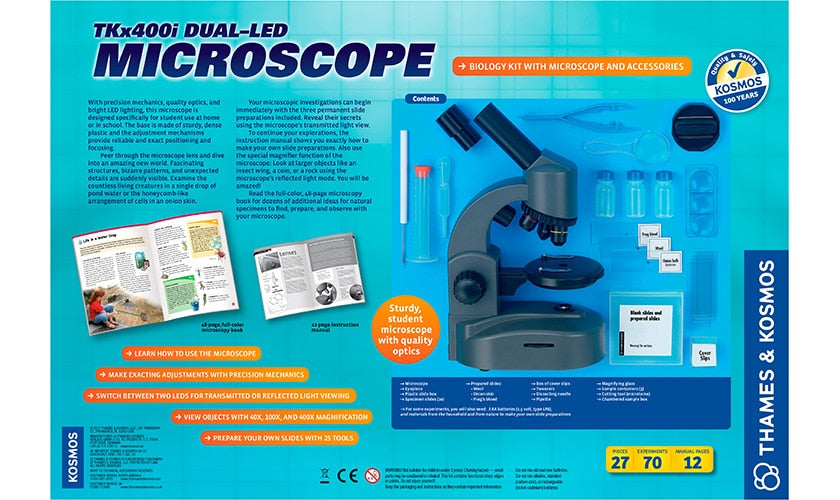 TKx400i Dual LED Microscope by Thames Kosmos 1