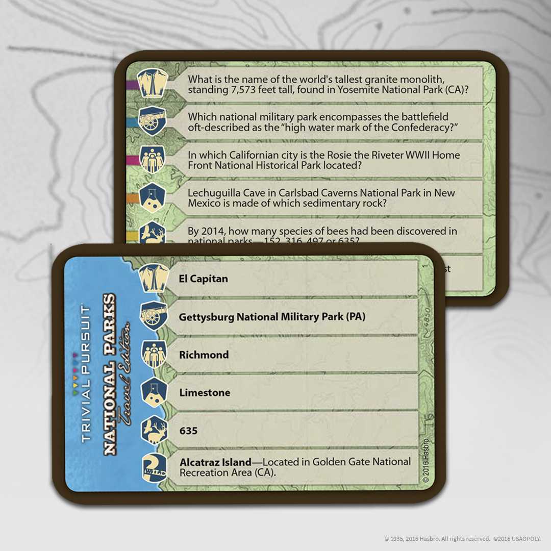 TRIVIAL PURSUIT® National Parks Travel Edition by USAOPOLY 2