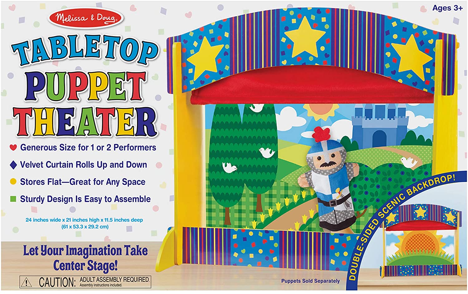 Tabletop Puppet Theater by Melissa Doug 1