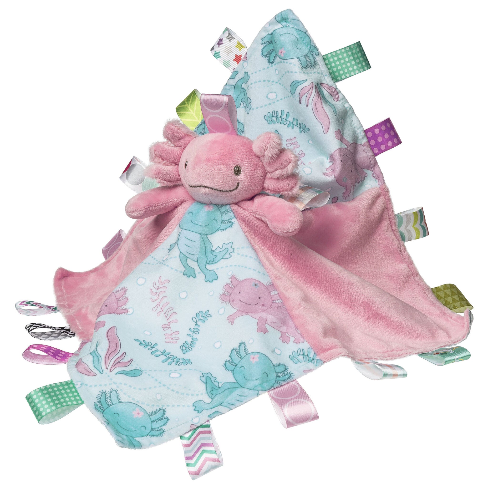 Taggies Lizzy Axolotl Character Blanket – 13×13″-by-Mary Meyer