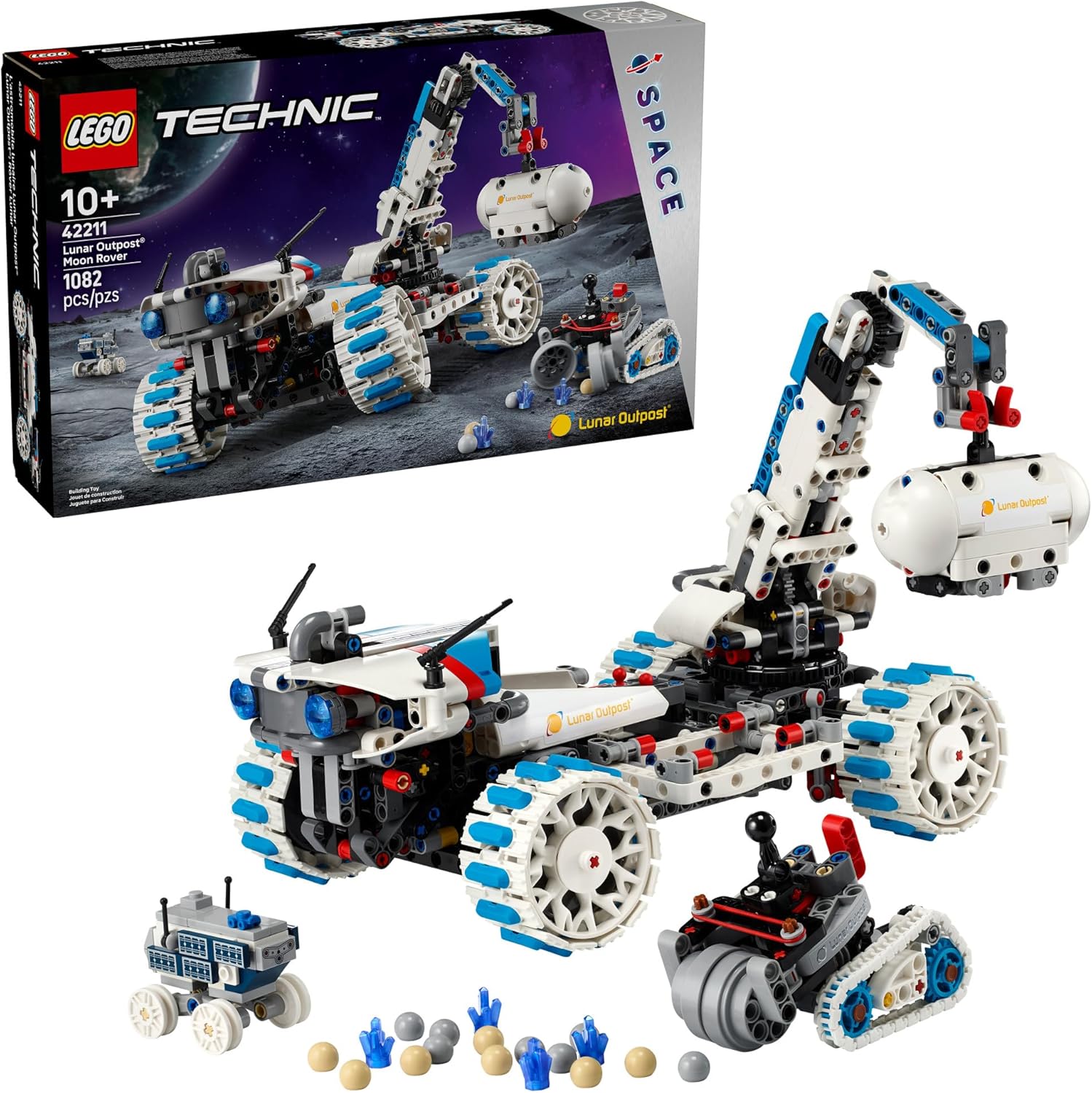 Technic Lunar Outpost Moon Rover-by-Lego