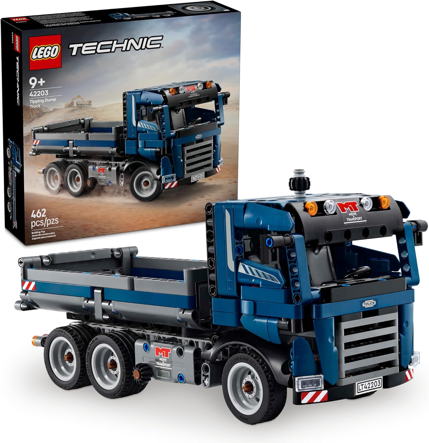Technic Tipping Dump Truck-by-Lego