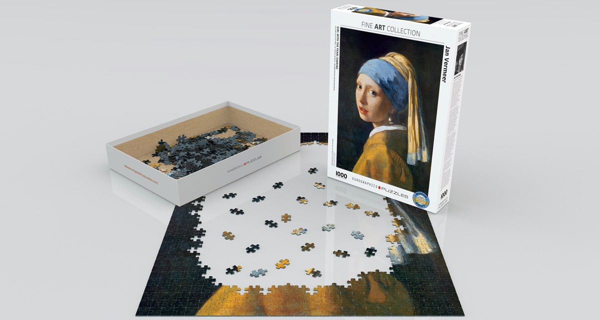 The Girl with the Pearl Earring Puzzle by Eurographics 1