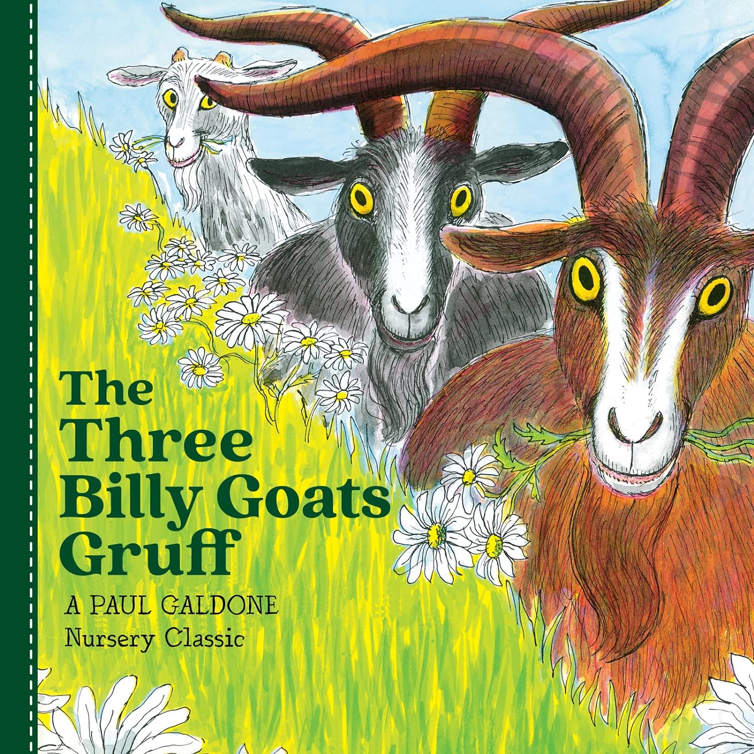 The Three Billy Goats Gruff Board Book-by-Harper Collins