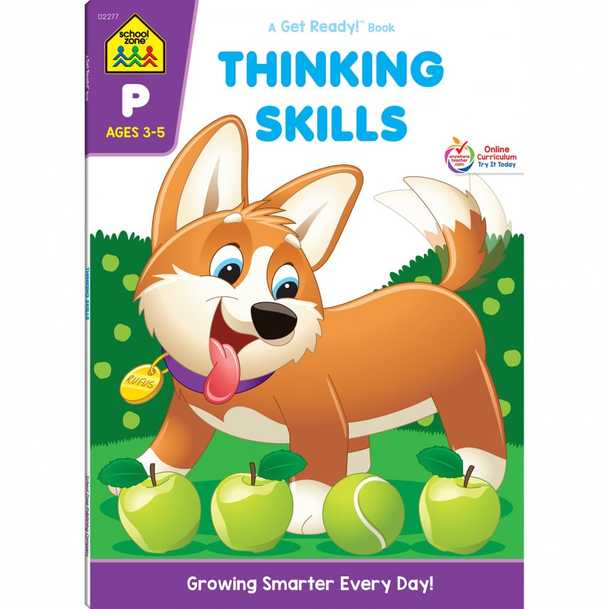 Thinking Skills Preschool Workbook by School Zone