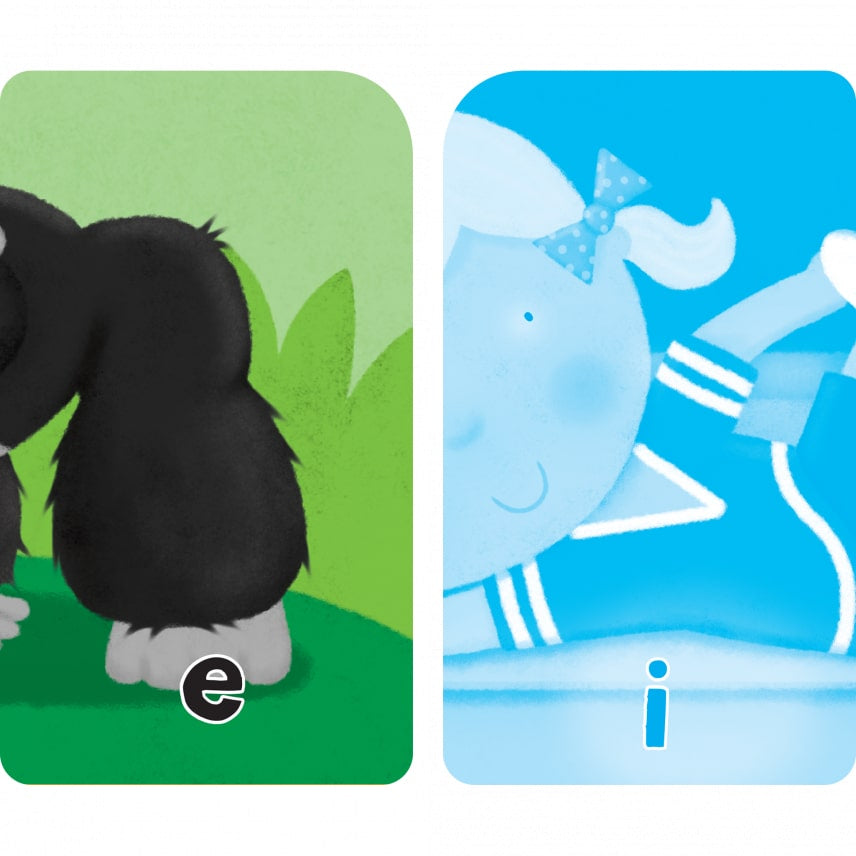 Three Letter Words Puzzle Cards by School Zone 3