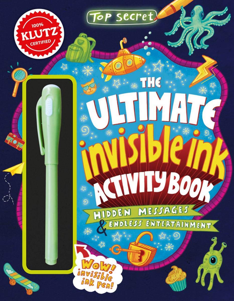 Top Secret The Ultimate Invisible Ink Activity Book by Klutz
